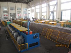 Automated Copper Wire Drawing Machine , Horizontal Welding Rod / Wire Nail Making Machine