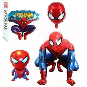 Quality Cartoon Spiderman Inflatable Helium Toy Foil Balloon wholesale