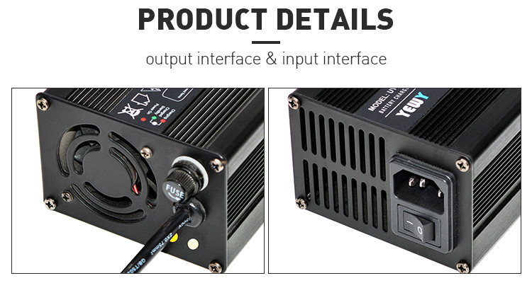 3A 84V AC / DC Lithium Battery Charger Electric Scooter Lifepo4 Charger