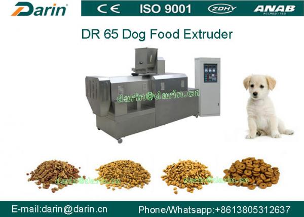 Cheap Stainless Steel Automatic Pet Food Extruder Machine / Dry Pet Food Machine for sale