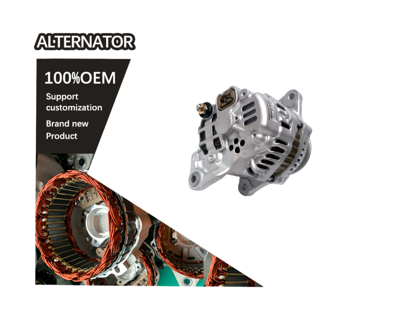 Alternador 12V 50A for Isuzu Industrial A7TG0683 A007TG0683 8-97539-989-0 8975399890 897539-9890
