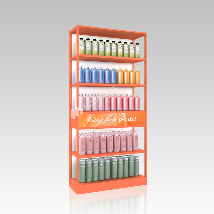 Wash And Protect Cabinet Multi-functional Beauty Store Display Rack for Skincare Store Design and Retail Store Decoration
