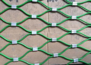 Quality Softly Flex Decorative Wire Mesh Fencing , PVC /  Nylon Woven Rope Mesh wholesale