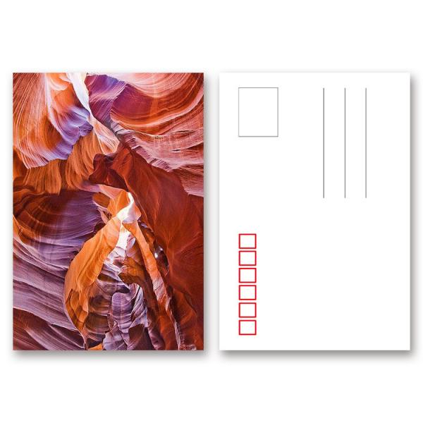 PET Seascape Pantone Color 3D Lenticular Printing Postcards For Greeting Light Weight