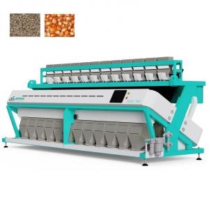 China High Output 12 Chutes Color Sorter Equipment 768 Channels Corn Color Sorter on sale
