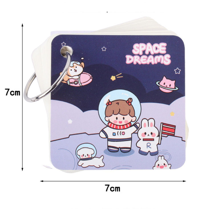 Creative Cartoon Astronaut Cute Kawaii Memo Pad Self-Adhesive Sticky Paper for Office