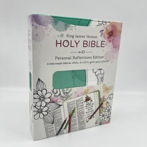 China A5 Customized Custom Bible Printing 1C 2C Inside Color Holy Bible Book Printing on sale