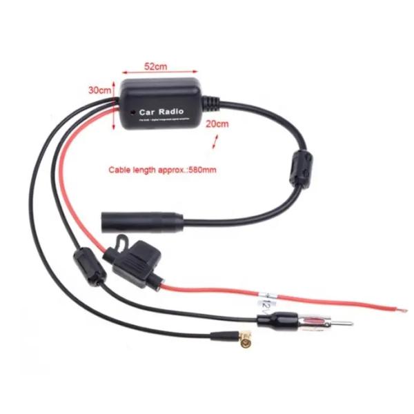 Dual Band Indoor Outdoor Booster Splitter Dipole Broadcasting Transmitter Dipole Car Radio Dab Am Fm Antenna