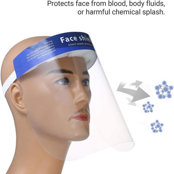 Medical Safety Face Shield Ppe Anti Virus Safety Protection With CE FDA Certificate