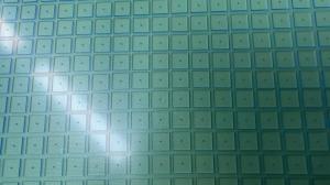 Quality Quartz / Borosilicate UV Glass Plate Punching Holes 4.4 X 4.4 X 0.5mmt wholesale