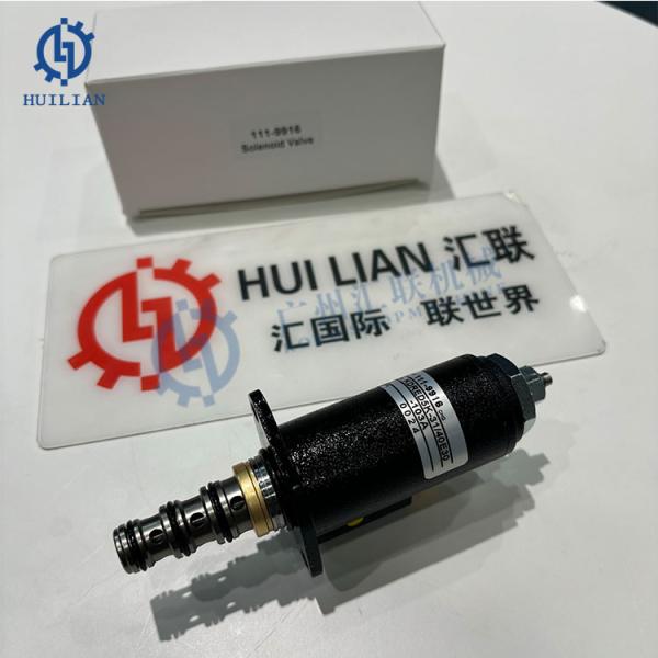 111-9916 Solenoid Valve Excavator Pump Parts Hydraulic Solenoid Valve Solenoid Coil Plunger Spool Sealing Kit for Repair