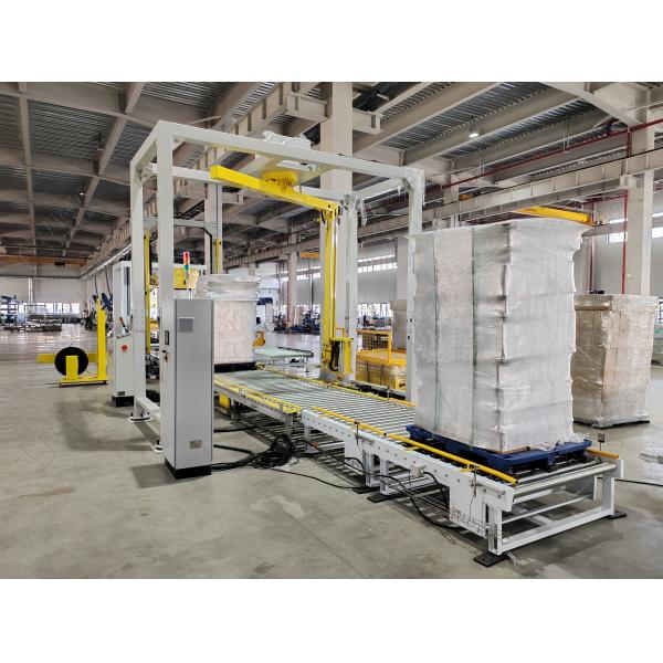 Full Automatic Prestretch Film Packaging Package Wrapper Pallet Wrapping Machinery