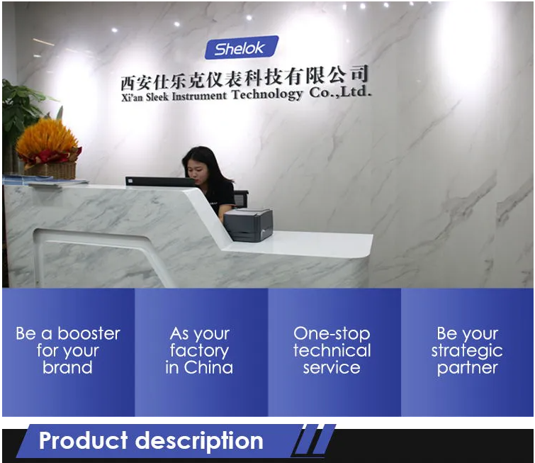 Shelok 4 - 20mA Silicone Air Water Gas Oil Pressure Sensor Pressure Transducer Pressure Transmitter