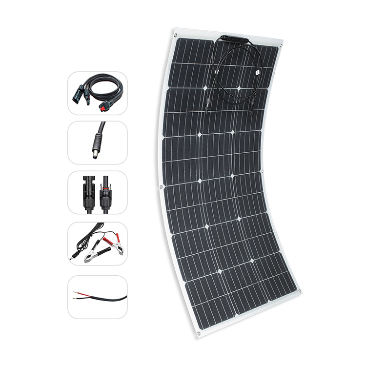 12V 24V Mono Flexible Pv Panels Rollup Solar Panel 160W 250W 220W
