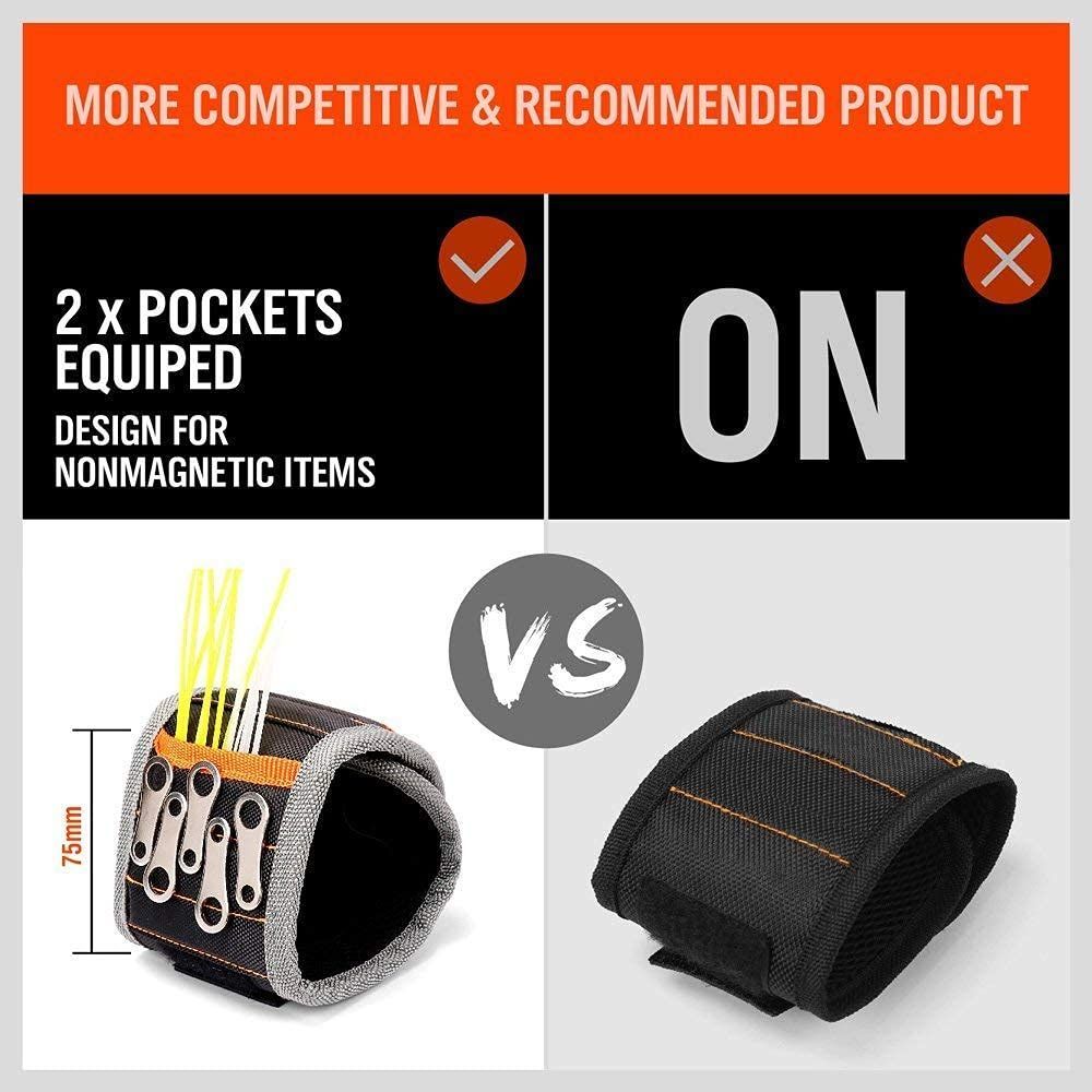 Magnetic Wristband &amp; Universal Socket Grip for Tools