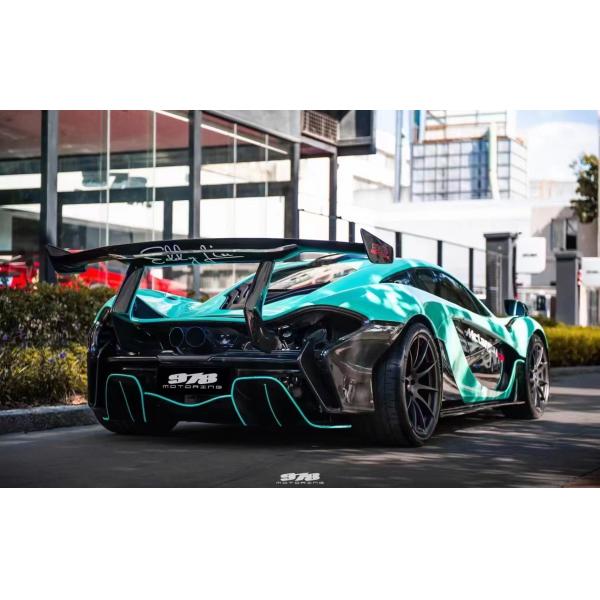For McLaren P1 Body Kit P1 Upgraded GTR Style Front and Rear Bumper Spoilers Carbon Fiber Body Kit