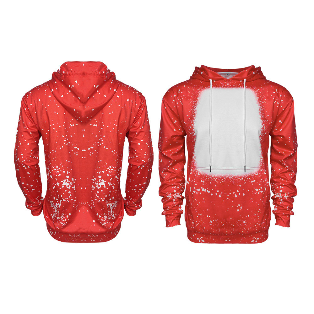 Colorful Fleece Tie Dye Sublimation Sweatshirts Heat Transfer Printed