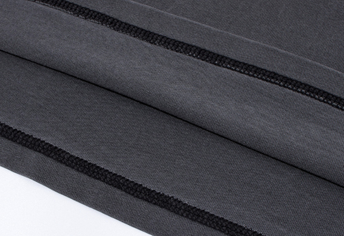 Custom Contrast Stitch Thread Blank T Shirts Short Sleeves 2XL No Label