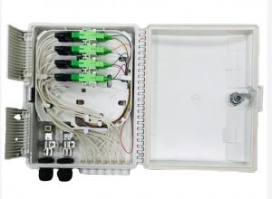 China Fiber Optic Cabinet 16 Core Outdoor FTTH FTTB FTTX Network PC / ABS Material on sale