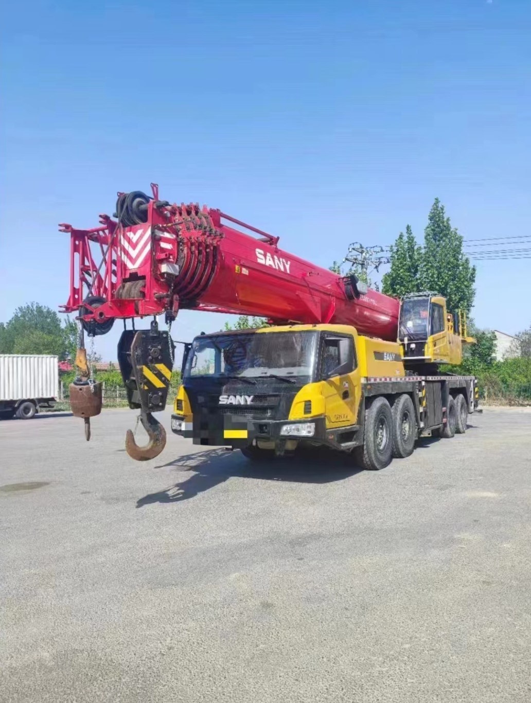 Perfect Original Condition China Top Brand Stc80t6 80ton Truck Crane Mobile Crane Lifting Equipments Factory Low Price