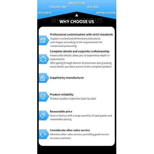 Industrial High Purity High Temperature Resistant Hollow Fused Silica Quartz Glass Tube for Industrial