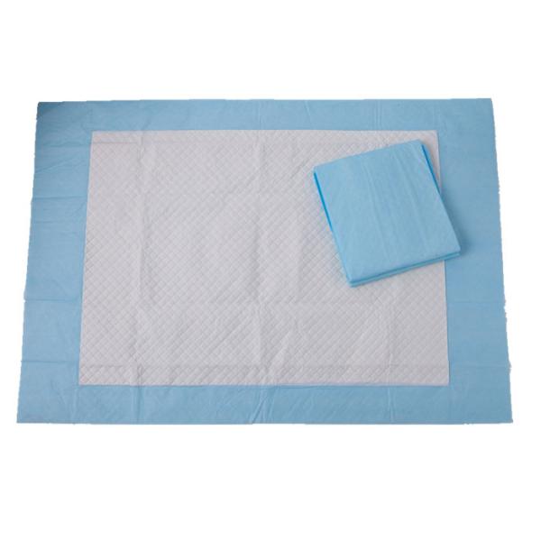 White Blue Fluff pulp 40x60cm Disposable Medical Underpads