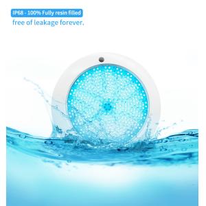 Resin Filled IP68 Fiberglass Pool Light Replacement SMD2835 Plastic