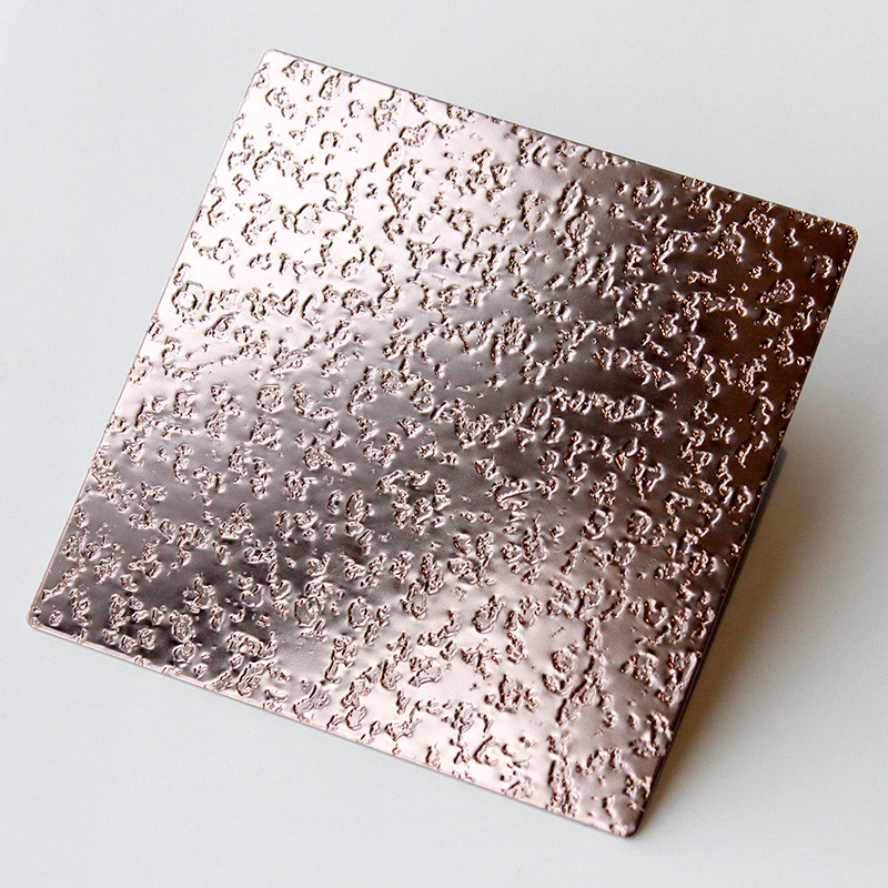 Custom Design building material 304 Embossed Series Stone Pattern Texture Stainless Steel Decorative Sheet
