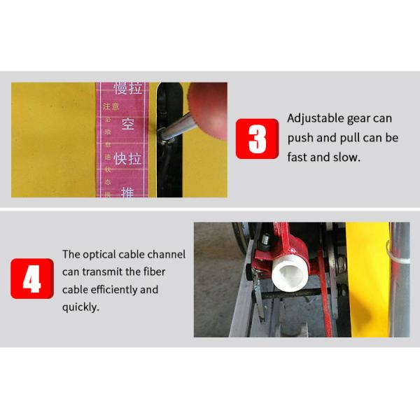 Laying Power Fiber Optic Cable Tools Pulling Winch Gas Cable Hauling Machine