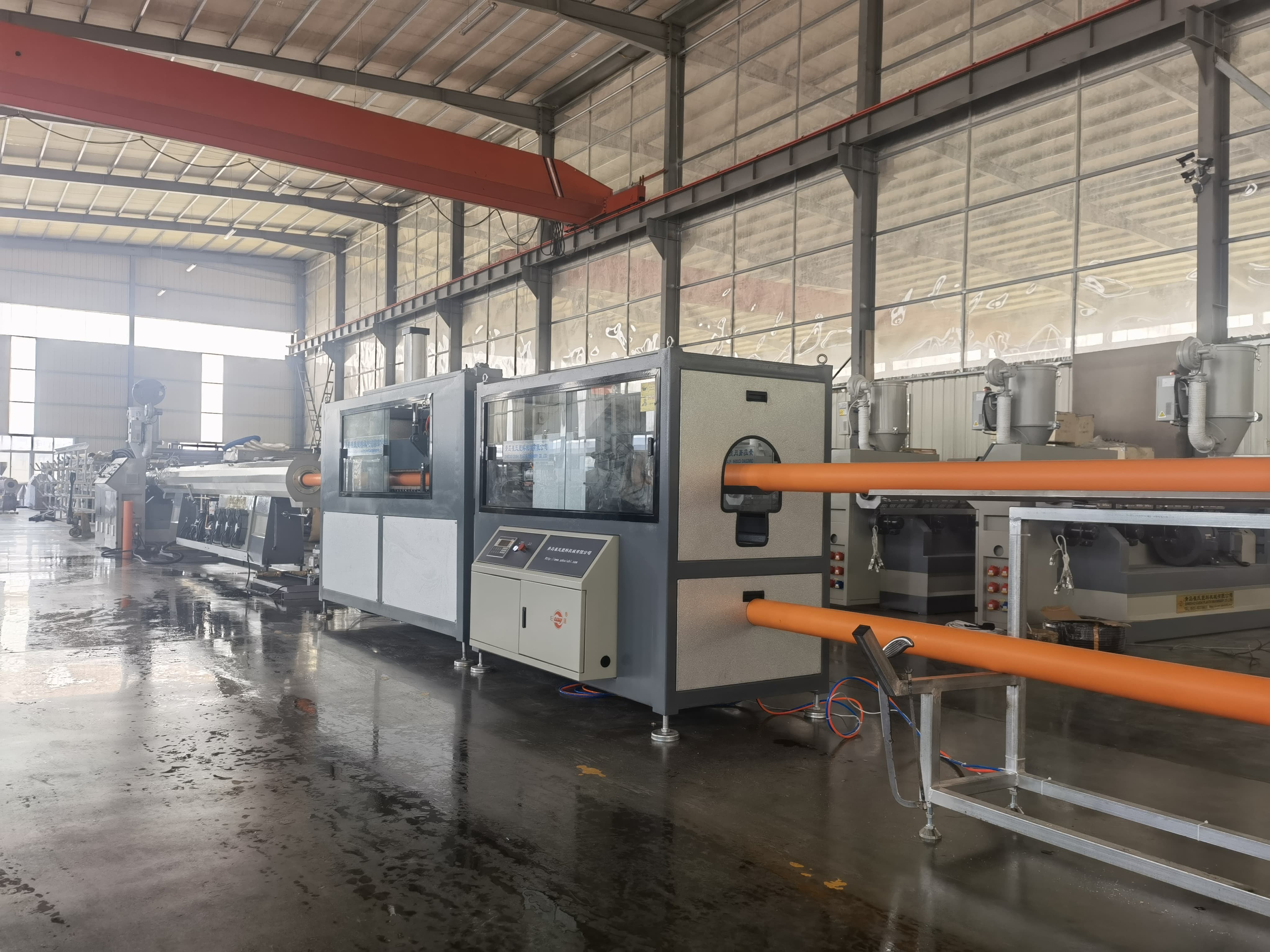 PE PP PVC PPR HDPE MPP Pert Plastic Water Pipe Cable Conduit Tube Extruder Making Machine Production Line