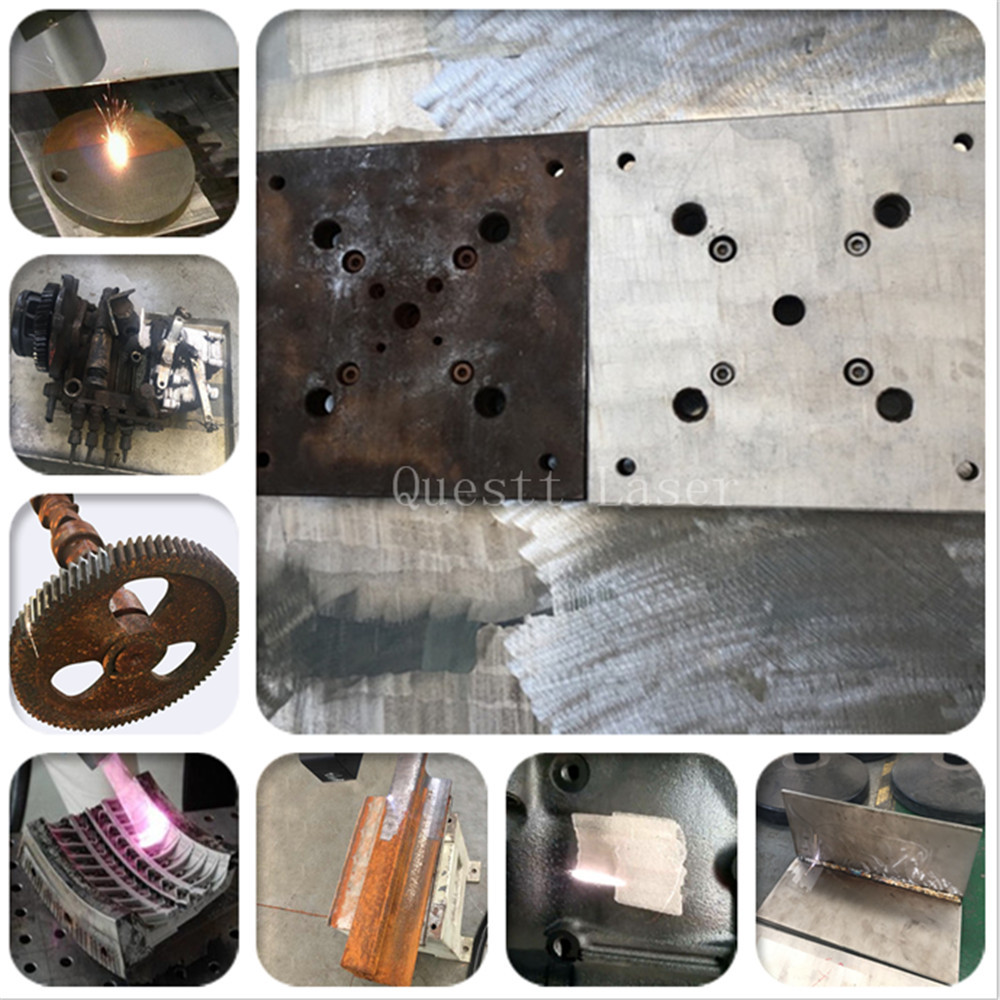 Portable 100W MOPA Pulse Fiber Laser Cleaning Machine for Rust Removal