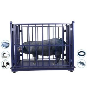 Digital Zemic LCD Cattle Weighing Scales Stainless Steel