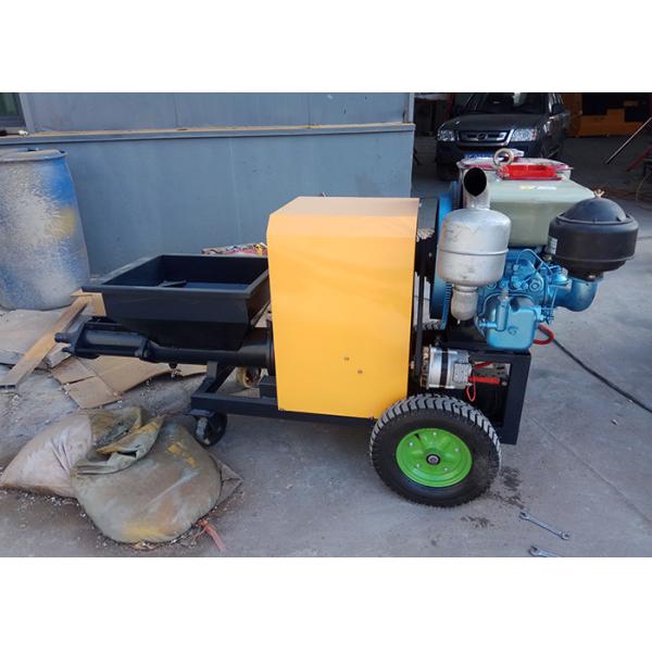 Diesel Mortar Spraying Machine / Cement Plaster Spray Machine With Wide Application