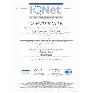 SHKE Communication Tech Co., Ltd. Certifications