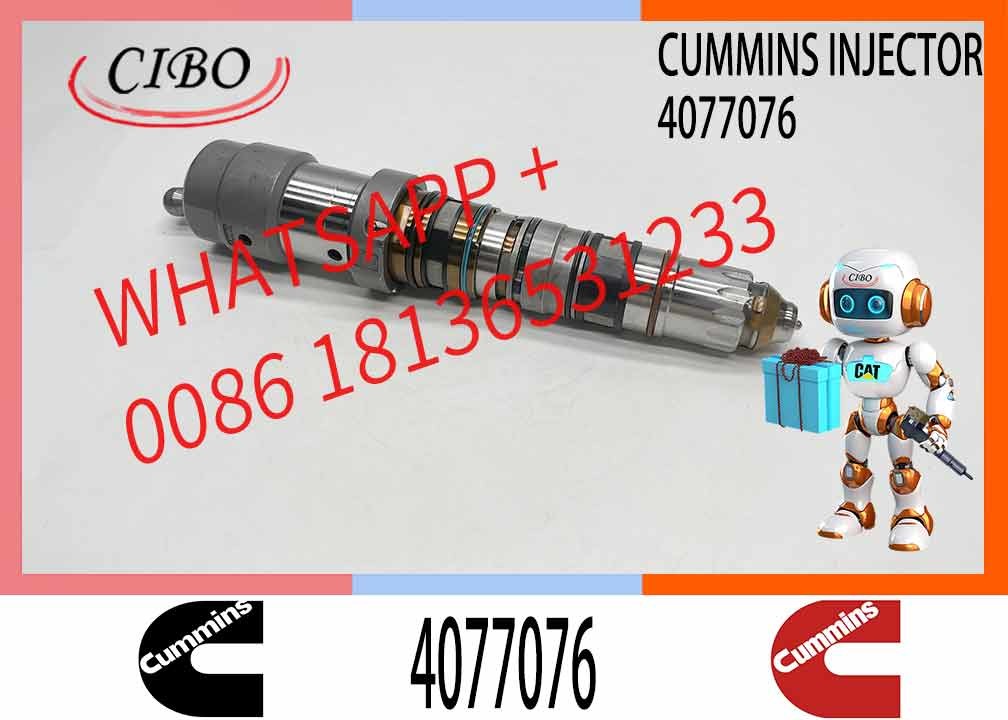 Fuel injector 6560-11-1114 4902827 4902828 4077076 4062090 SAA6D170 For Cum-mins QSK23