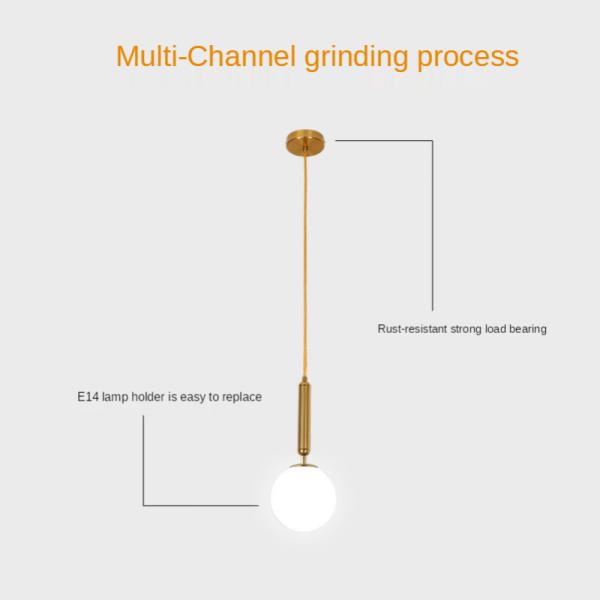 Indoor Home Pendant Light Decorative LED Chandelier Lamp Living Dining Room bed side light(WH-GP-78)