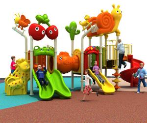 China Modern Plastic Commercial Playground Equipment , Outdoor Play Park Equipment on sale