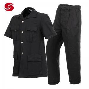 Quality TR Black Police Officer Suit wholesale
