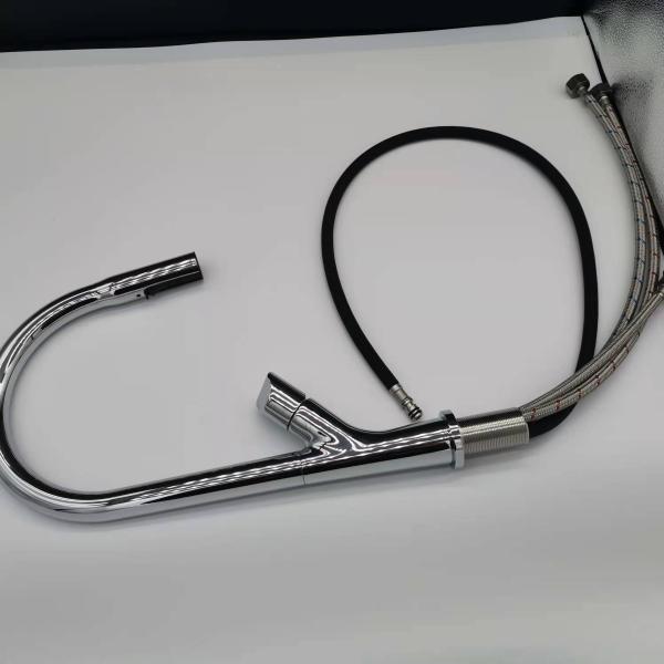2022 Best Seller Bathroom Brass Pull Out Kitchen Faucet with Two Functions Hotel