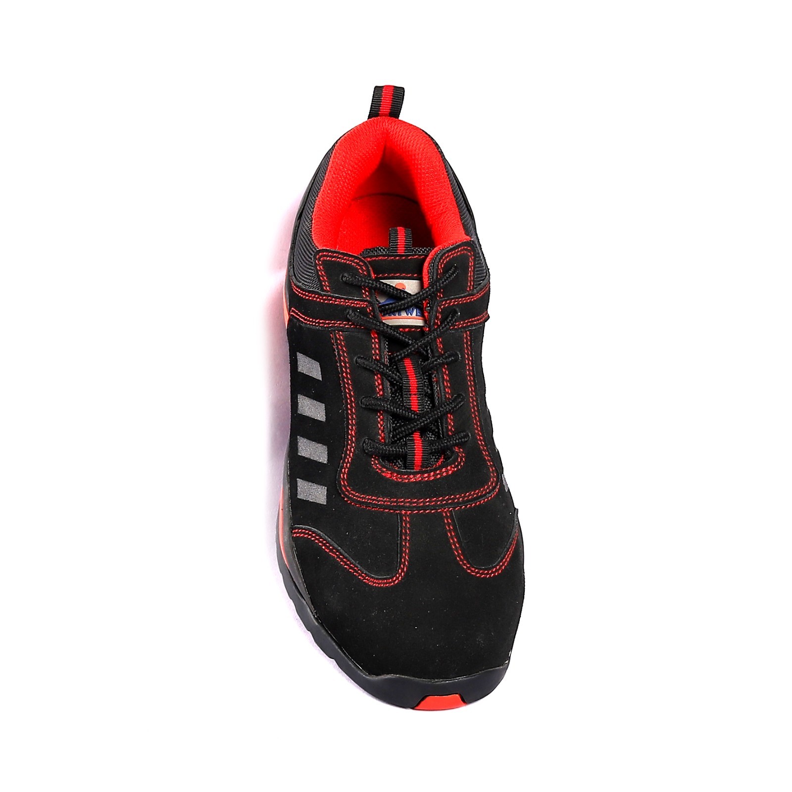 Suede Cow Leather Mesh Upper Material Low Cut Safety Shoes with Lace Up Closure Type and Electrical Hazard Rating