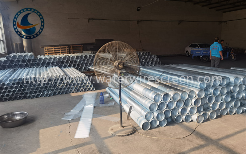 Water Well Sand Control 6-5/8" Johnson Wire Screen Tube With 30 Slots