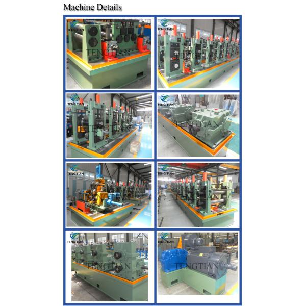 Carbon Steel Pipe Mill Machine for Round Square Pipe 1.0-3.0mm