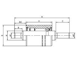 single-row ball and single roller water pump bearings WIR1938153