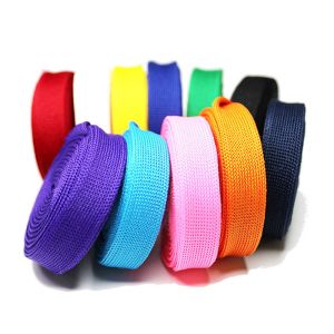 Quality Ribbon Rainbow Polyester Webbing 10mm Width Hair Bows Woven Webbing wholesale