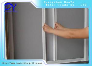 China Horizontal Sliding 80CM Retractable Invisible Screen Door on sale