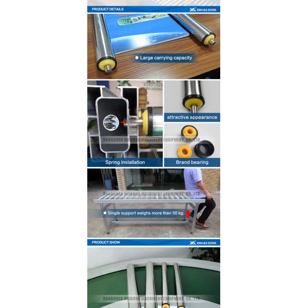 Fire Resistant Adjustable Lineshaft Roller Conveyor For Transport Goods