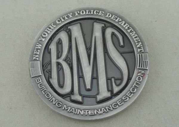 Cheap Zinc Alloy Personalized Coins Police Custom Challenge Coins By Brass Die Struck for sale