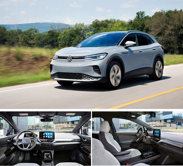 2023 VW ID4 Crozz Compact Electric SUV with Automatic Gearbox and Max Speed of 160km/h