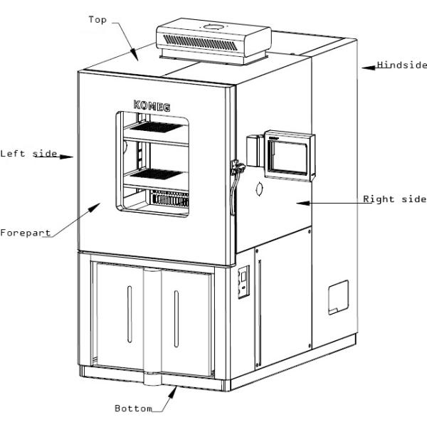 Smart Programmable SUS 304 150L Temperature And Humidity Test Chamber