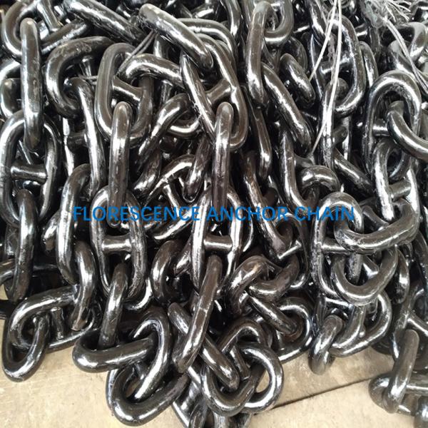 natural colour Ship Anchor Chain Black Coated Short Link Chain
